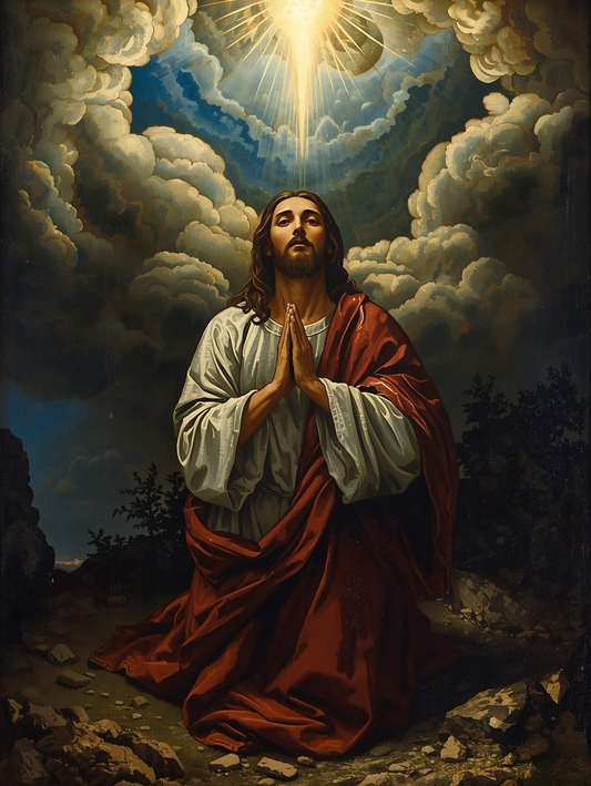 Christ Before the Passion – Prayer in Gethsemane Paint by Number