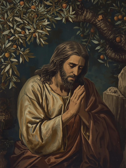 The Prayer of Surrender – Jesus in Gethsemane Paint by Number