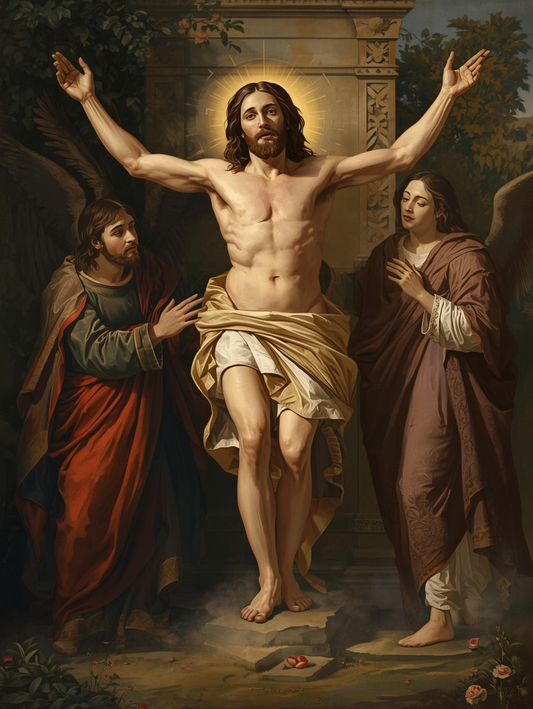 The Glorious Resurrection – Jesus Rising From the Tomb Paint by Number