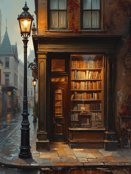 Paint by Number Historic Library