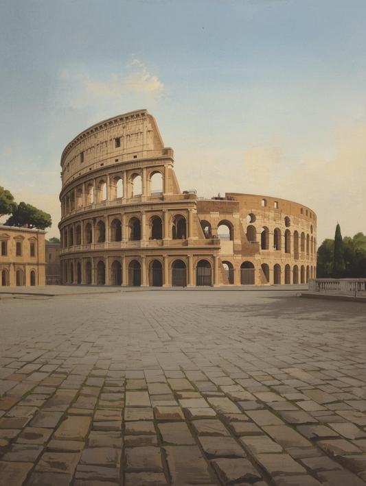 Paint by Number Colosseum in Rome Classic View – DIY Painting Kit