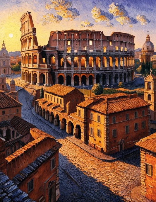 Paint By Number The Colosseum’s Timeless Appeal