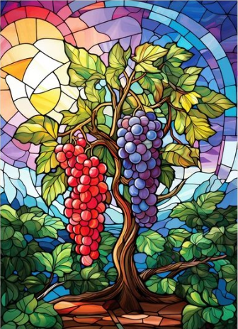 Vineyard Harmony Grapes Diamond Painting