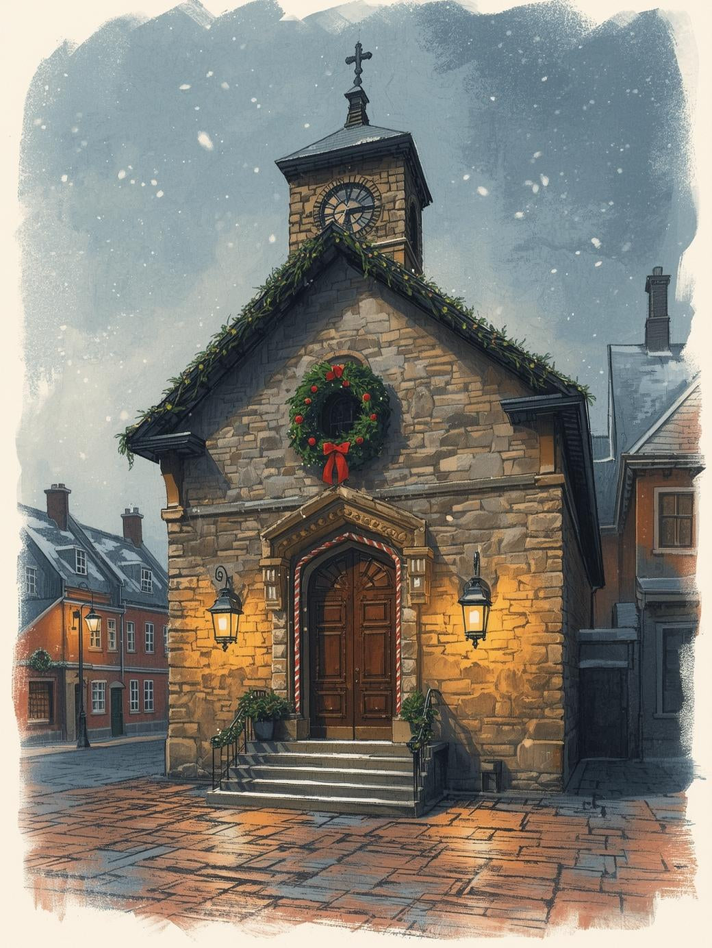 Paint by Number Christmas Eve Glow