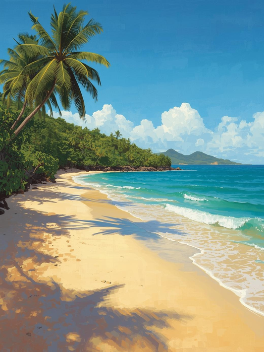 Virgin Islands National Park (U.S. Virgin Islands) Paint by Number Island Beaches