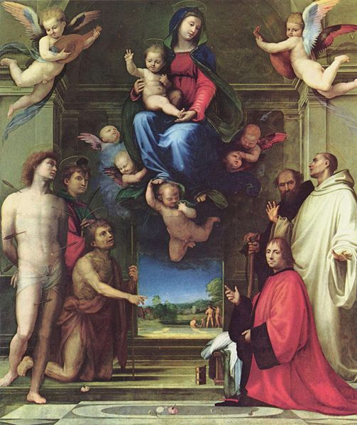 Paint By Number Virgin and Child with Saints - Fra Bartolomeo