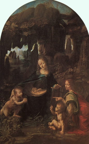 Paint By Number Virgin of the Rocks by Leonardo da Vinci