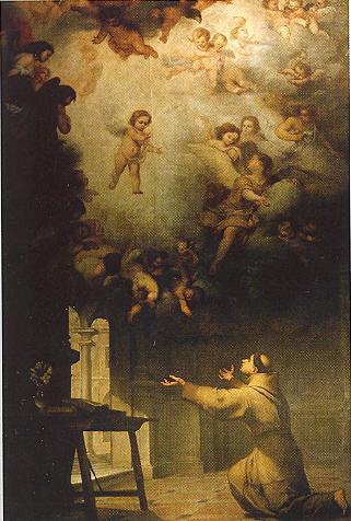 Vision of St. Anthony of Padua - Bartolome Esteban Murillo