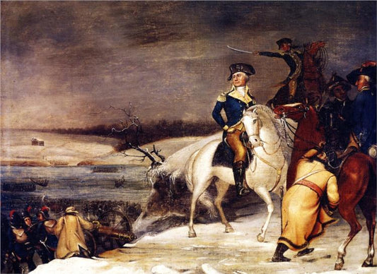 Paint By Number Washington at the Delaware 2 – Edward Hicks