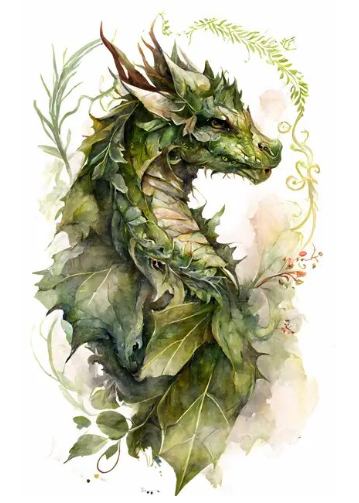 Whimsy and Wings Dragon Paint by Number