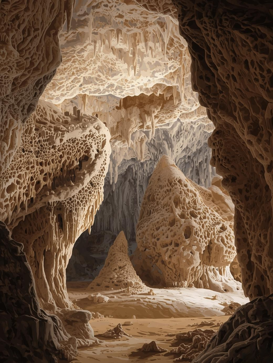 Wind Cave National Park (South Dakota) Paint by Number Caves