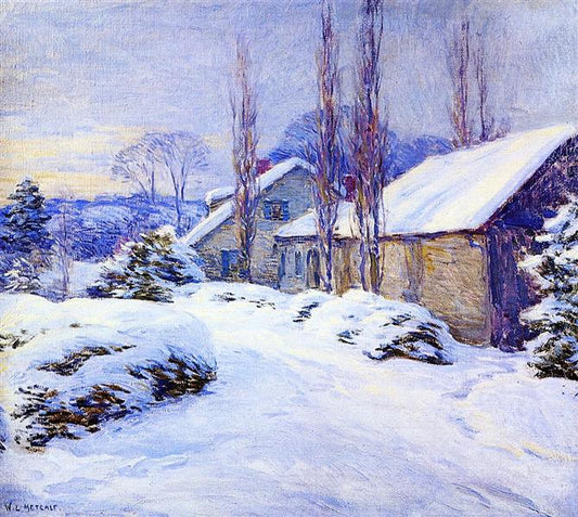 Paint By Number Winter Afternoon - Willard Metcalf