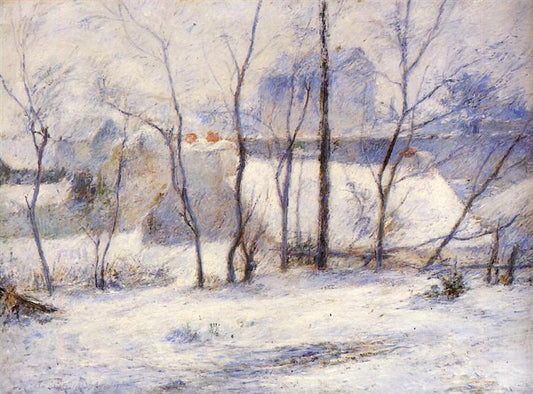 Paint By Number Winter Landscape - Paul Gauguin