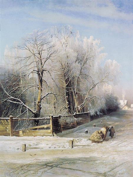 Paint By Number Winter landscape. Moscow - Aleksey Savrasov
