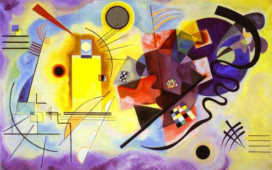 Paint By Number Yellow-Red-Blue - Wassily Kandinsky