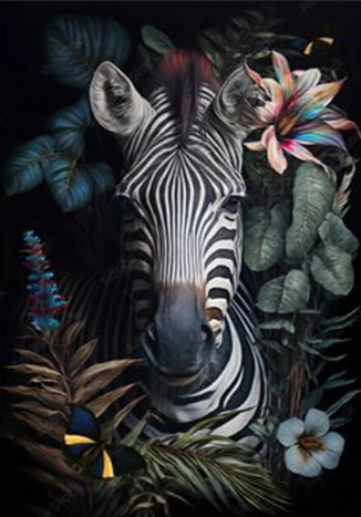 Zebra Harmony Paint by Number