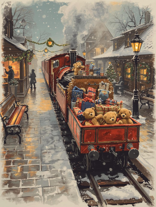 Paint by Number All Aboard the Christmas Express