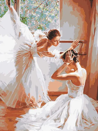 Paint By Numbers Ballet Girls 2