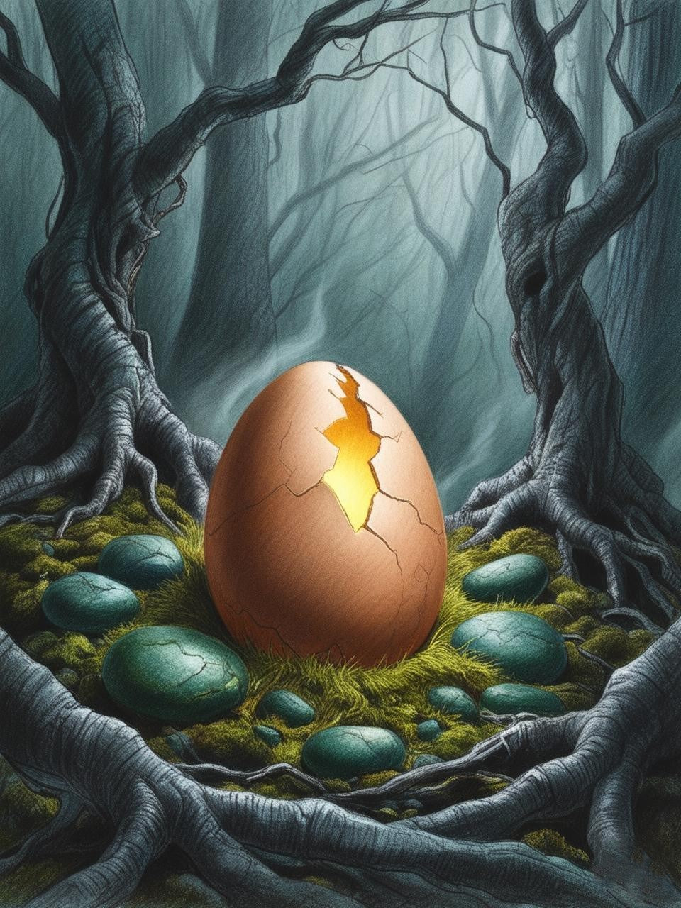 Paint by Number Pyrestone Dragon Egg