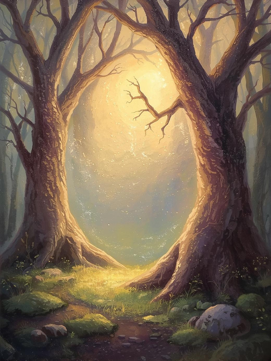 Paint by Number Enchanted Forest Glow – Magical Paint by Number Kit for Adults