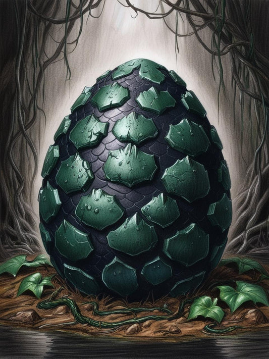 Paint by Number Bloodtide Dragon Egg