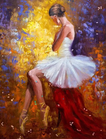 Paint By Numbers Ballet Girls 3