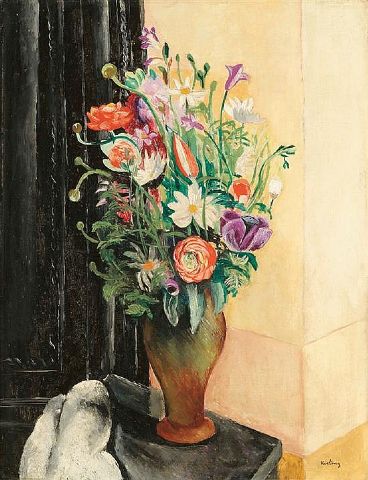 Paint by Number flowers-1919 Moise Kisling
