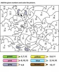 Free Color By Number  Pet Dragon