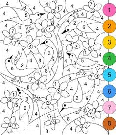 Free Color By Number Nature – Artist By Number