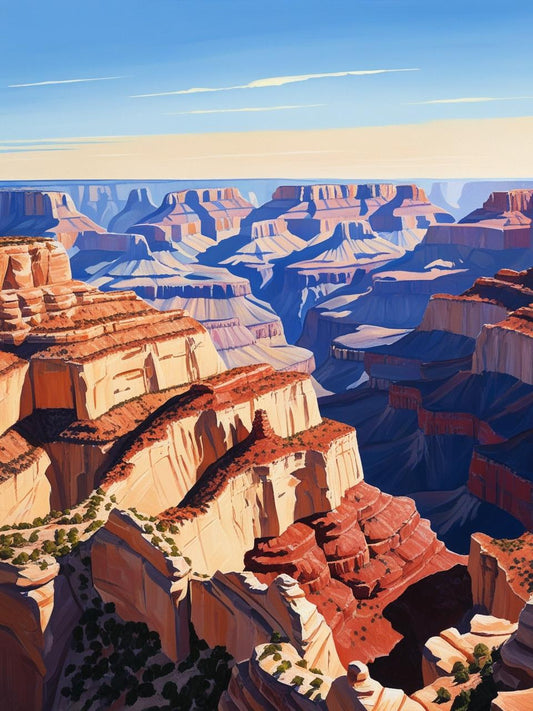 Paint by Number Epic Landscapes of Grand Canyon National Park