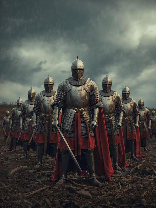 Paint by Number Medieval Knights of the Realm – Paint by Number for Adults