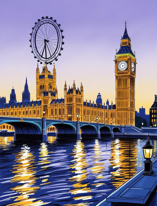 Paint By Number London’s Famous Landmarks