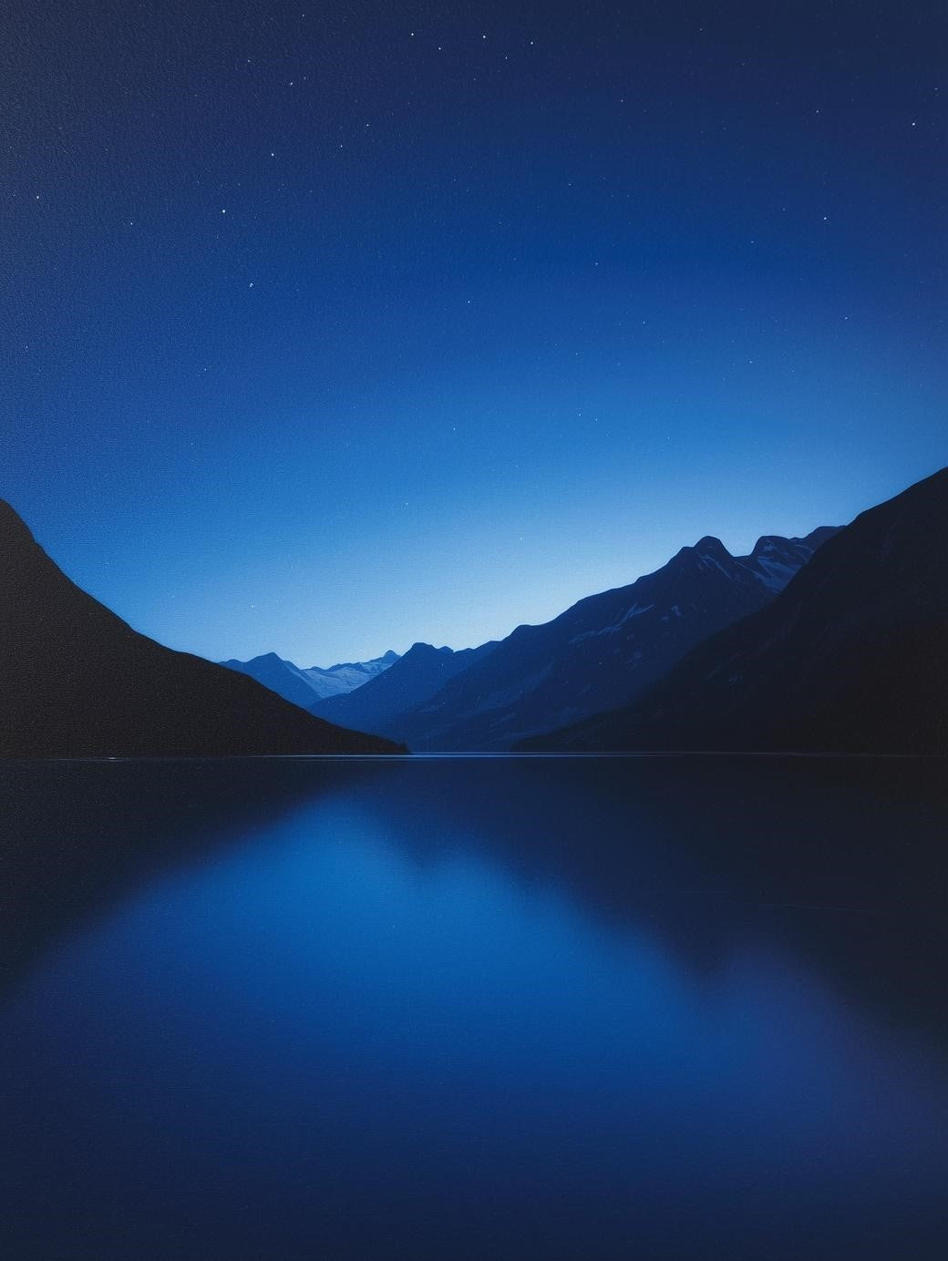 Paint by Number Starry Night Mountain Lake Reflection - Paint by Number Kit for Adults