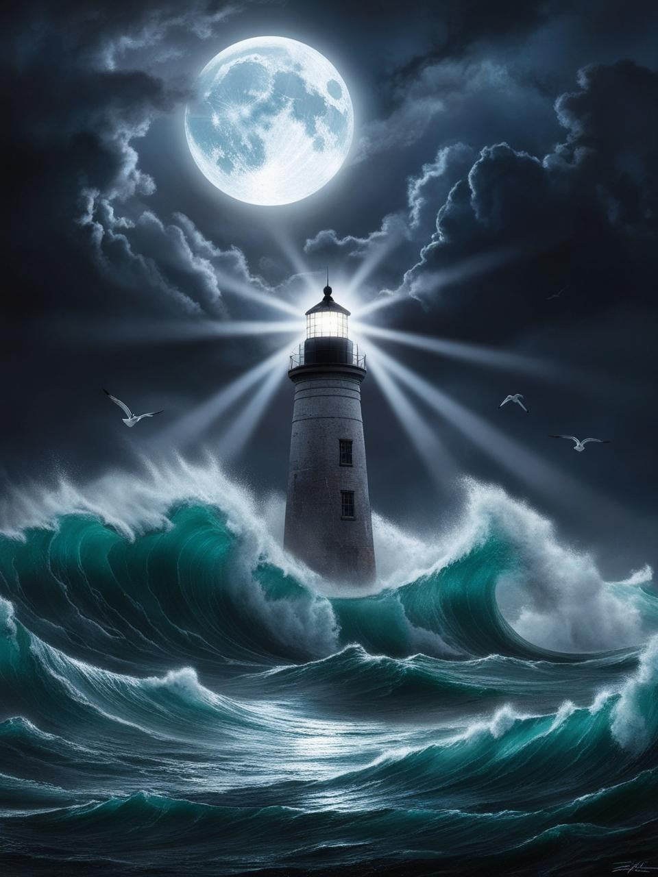 Paint by Number Lighthouse Wonders