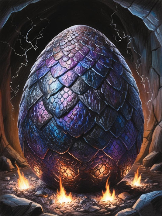 Paint by Number Stormclaw Dragon Egg