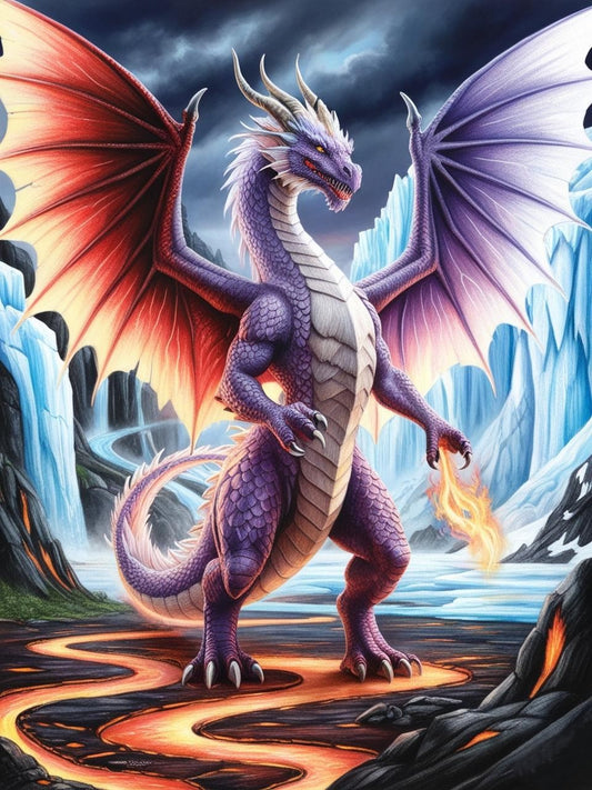 Paint by Number Windreaver Dragon