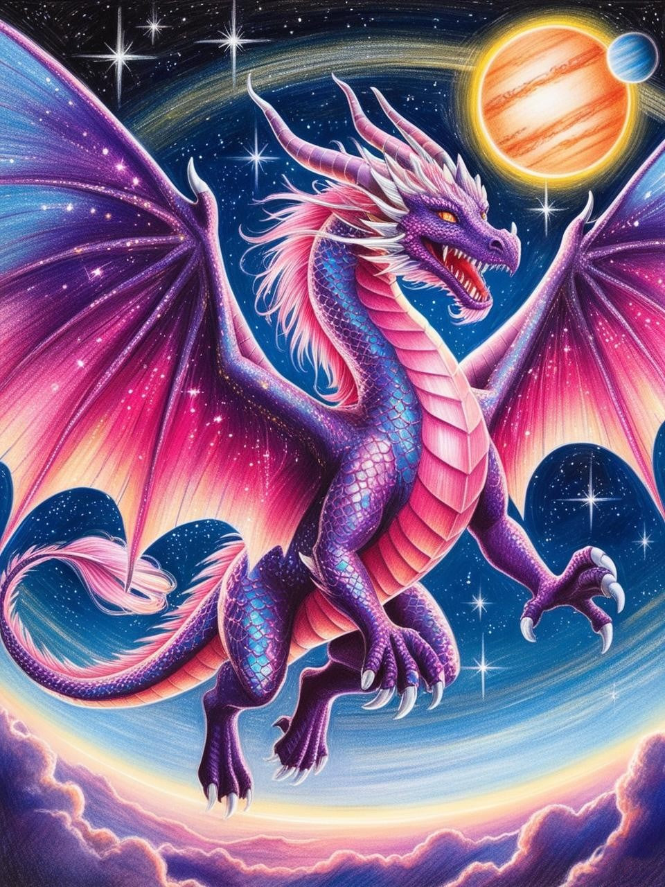 Paint by Number Celestialscale Dragon