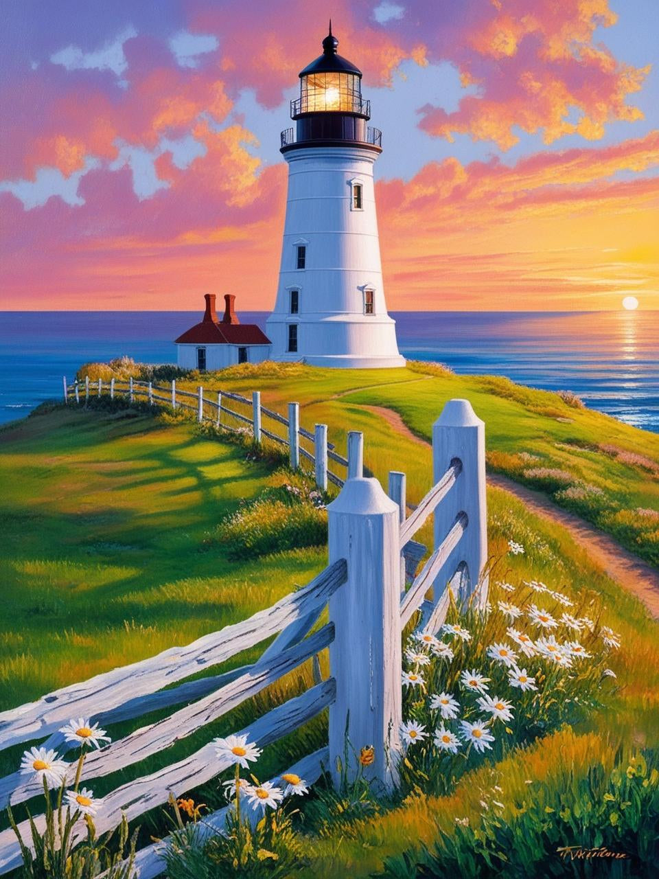 Paint by Number Seaside Lightkeeper