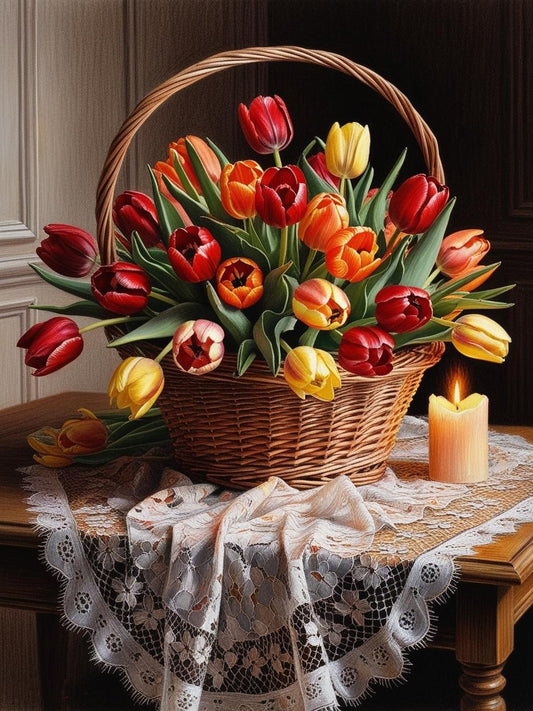 Paint By Number Luxurious Tulips Collection