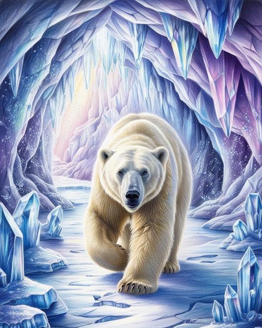 Paint By Number Regal Polar Bear