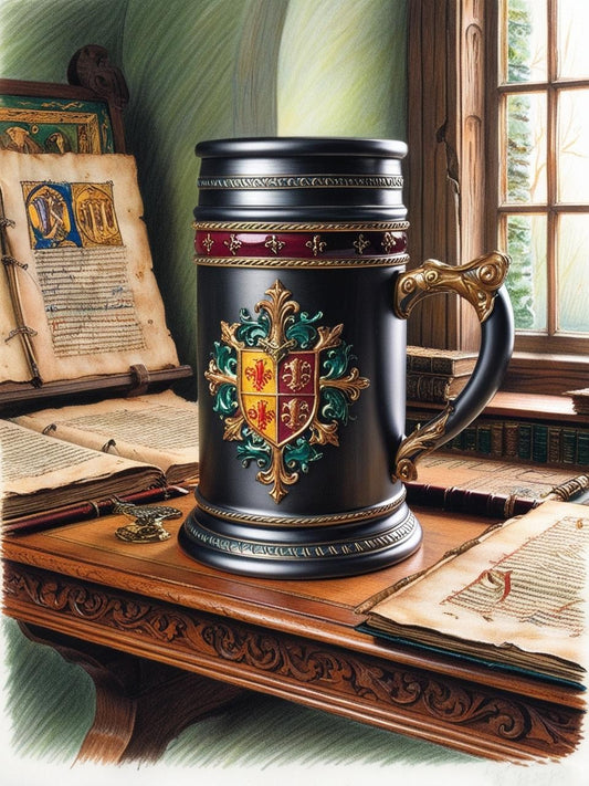 Paint by Number Code of the Knight Stein