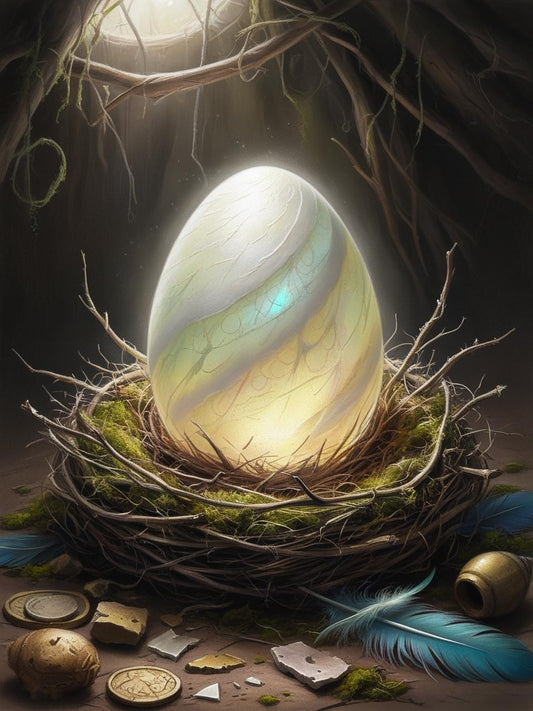 Paint by Number Enchanted Dragon Egg