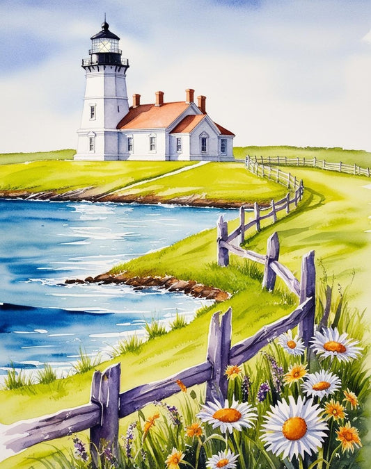 Paint by Number Lighthouse Escape