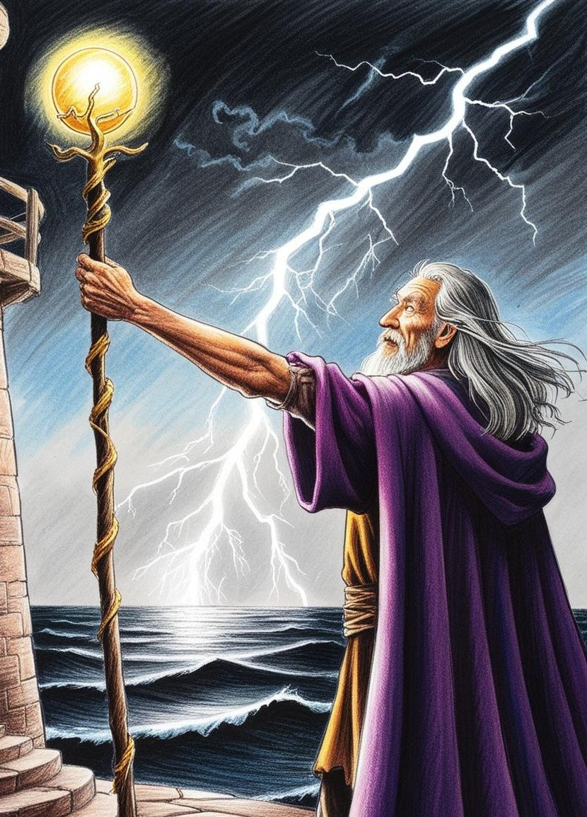 Paint by Number Arcane Storm: The Wizard’s Power