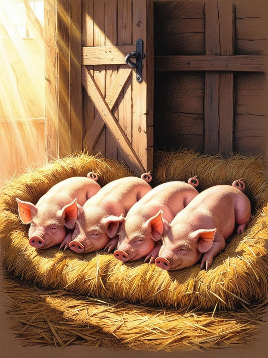 Paint by Number The Tender Moments and Piglets