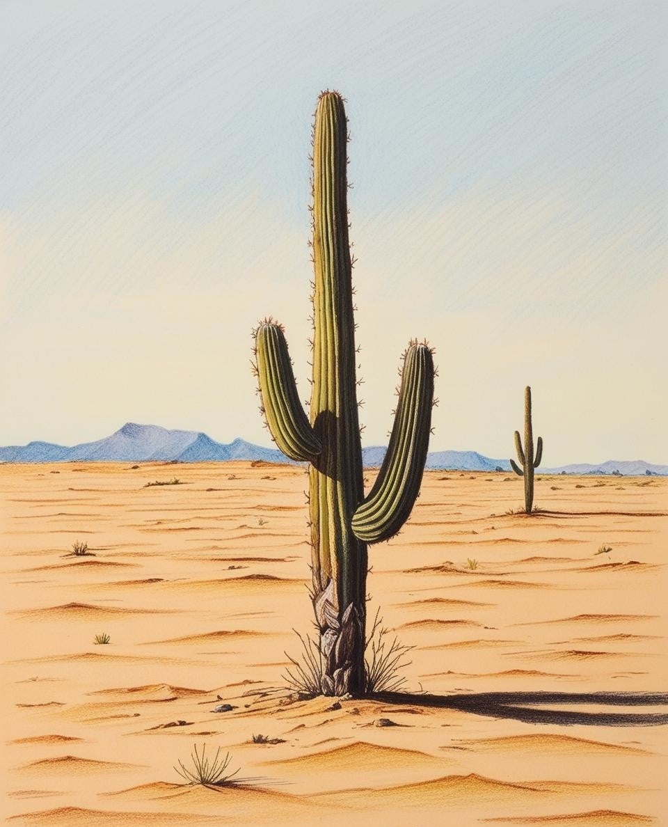 Paint by Number Cactus View