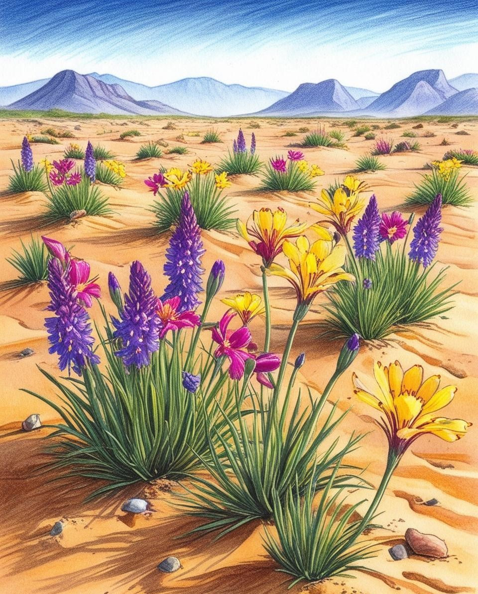 Paint by Number Desert Calm