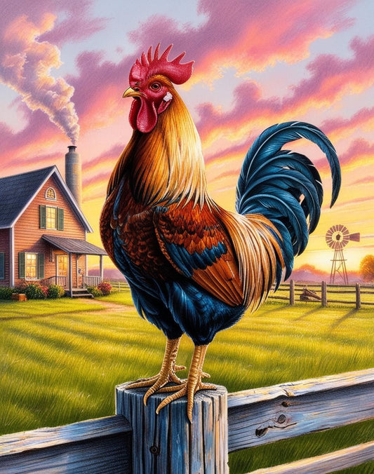 Paint by Number The Rooster’s Cal