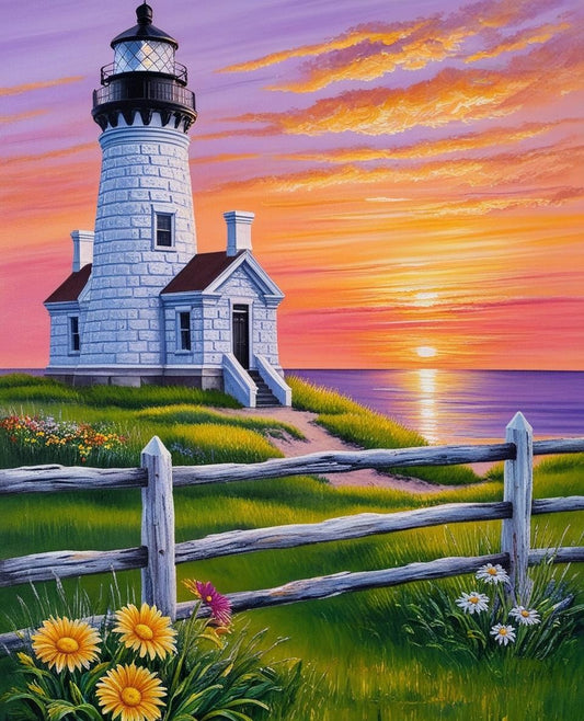 Paint by Number Lighthouse Wonders