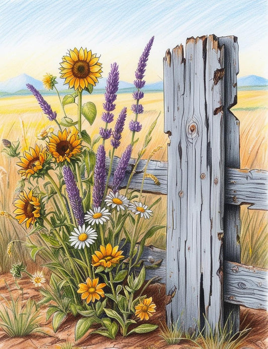 Paint by Number Wildflower Wonders